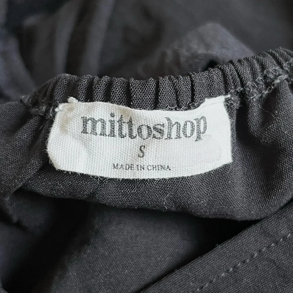 Mittoshop Classic Black Jumpsuit with Pockets